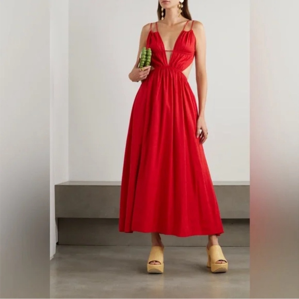 Cult Gaia Dua Linen Dress - Size XS